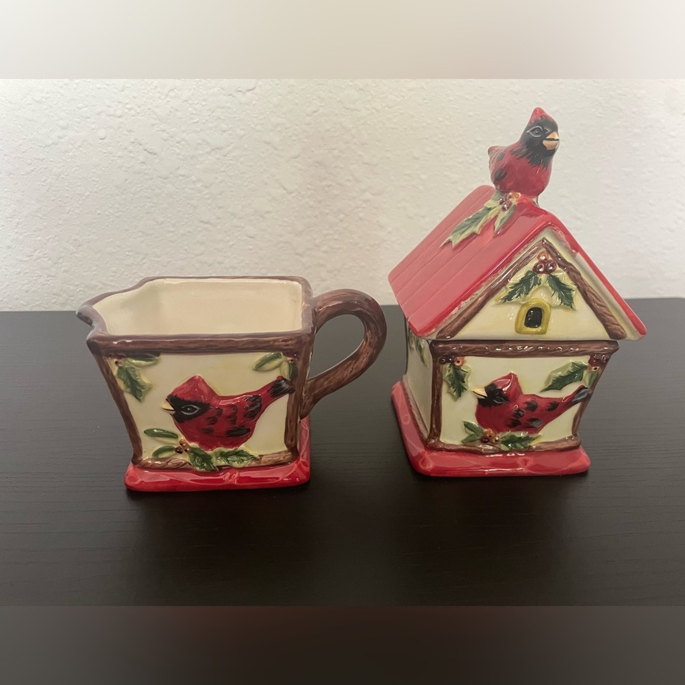 Susan Winget A Christmas Story Sugar & Creamer Set In Box International China